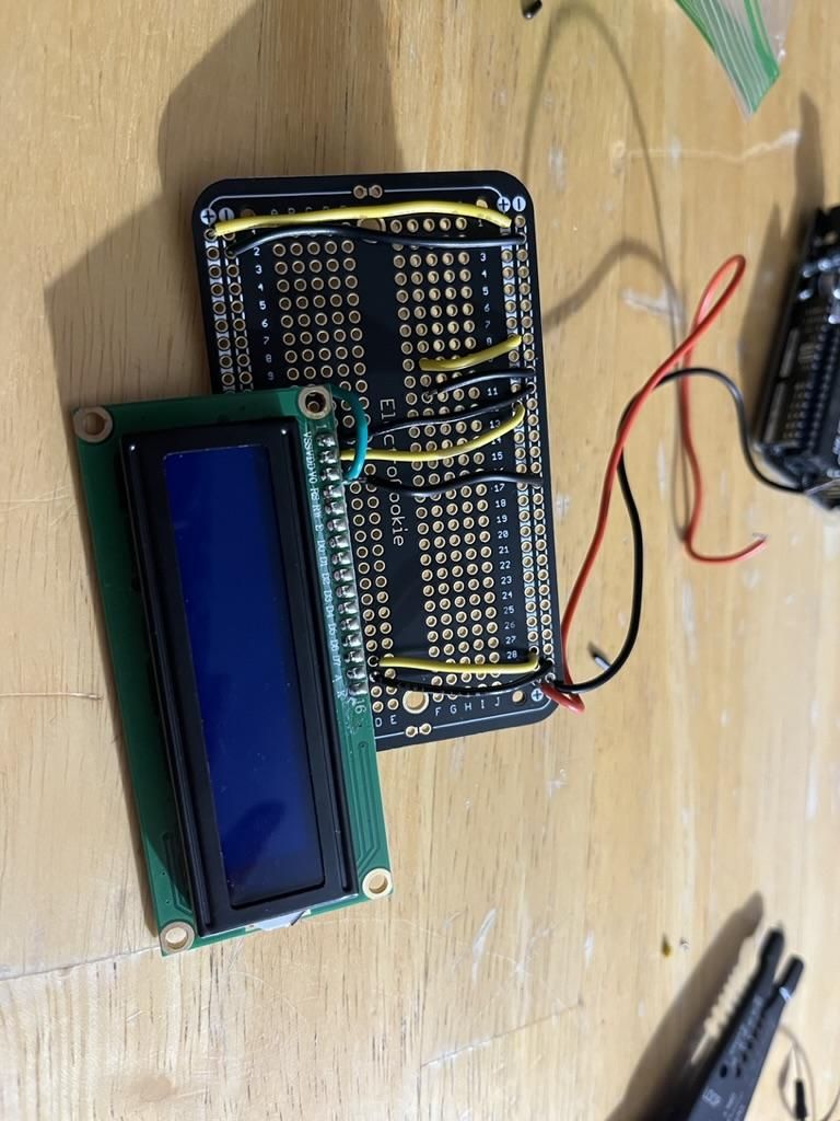 Iteration 2 — screen soldered